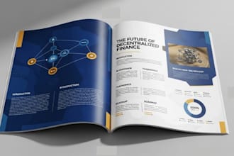 design white paper, white paper design, company profile, annual report, booklet