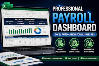 create automated excel payroll calculator with taxes and deducations