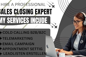 telemarketing b2b cold caller, appointment setting for your business