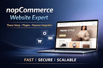 setup nopcommerce plugin theme ecommerce wordpress website payment gateway