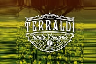 design monogram winery celebrity backing logo