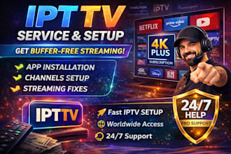 add your m3u playlists and epg for any streaming device