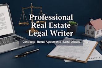 online UK US lawyer for real estate contract rental agreement and legal writing