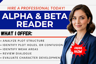 do beta read or alpha critique manuscript sci fiction novel cozy mystery romance