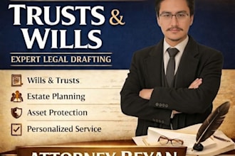 draft your personalized last will and testament document