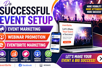 do successful event setup event marketing webinar promotion eventbrite marketing