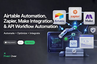 build airtable automation, zapier, make integration, API workflow automation