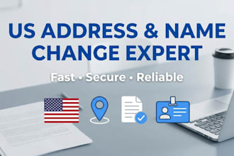 change your company name and address on state document and irs letter