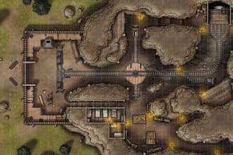 do custom map ttrpg dnd battle map vector map cartography world map illustration