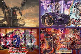 design yugioh tcg playmat with zones and clean gameplay layout