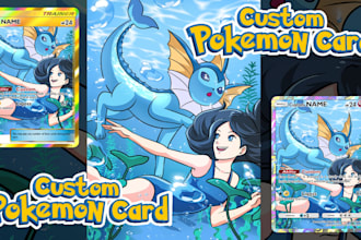 design custom pokémon tcg cards with original artwork
