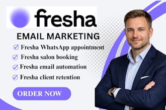 setup fresha salon booking email automation  fresha client retention