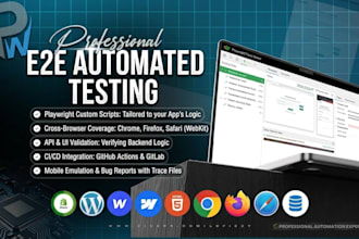 write automated e2e tests for your web application using playwright