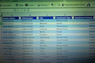 help you in data cleaning,  manually I am an experienced data cleaner