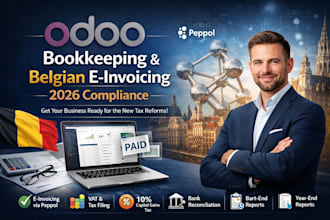 manage odoo bookkeeping and belgian e invoicing 2026 compliance