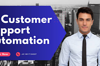 build ai customer support automation