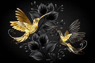 design high quality hummingbird logo with unlimited revision