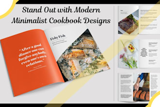 design cookbook interior layout or recipe book formatting for amazon KDP