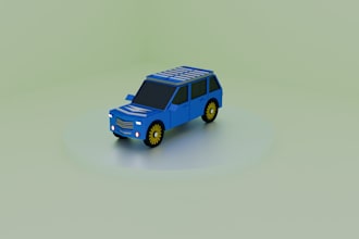 create low poly art and design