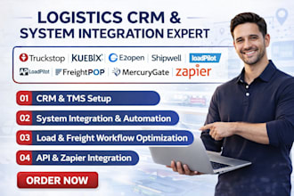 setup truckstop kuebix zap e2open shipwell loadpilot freightpop mercurygate crm