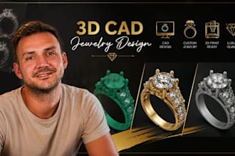 3d cad jewelry, luxury cad, custom jewelry 3d modeling, luxury accessory models