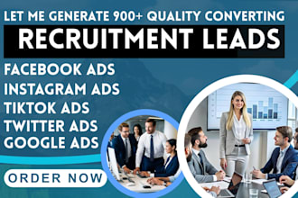 recruitment leads hiring leads marketing leads staffing leads