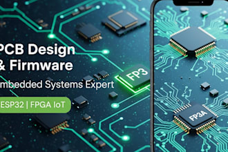 design pcb and firmware for micro led smart watch