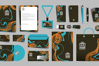design premium corporate logo branding