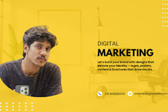 design a minimalist logo design, poster, brochure that elevate your brand