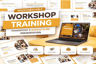 redesign editable workshop training powerpoint and google slide presentation