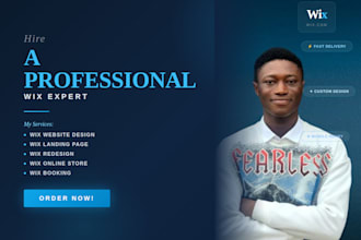redesign wix website design wix landing page wix booking website online store