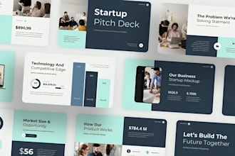 design saas startup pitch deck ppt seed funding, notion style tech product slide