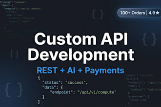 build a custom API with ai and third party integration