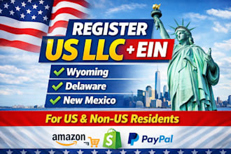 register US llc and get ein for US and non US residents
