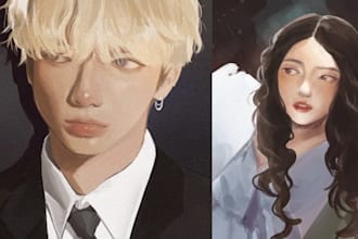draw a custom digital illustration for you