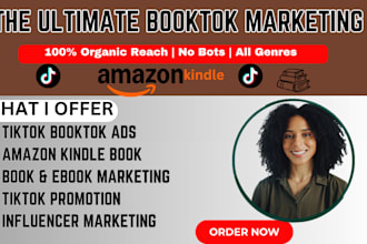 do booktok tiktok promotion amazon ebook marketing booktok book promotion