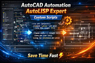 create in autolisp for autocad or bricscad