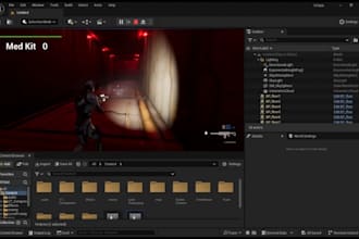 develop 2d, 3d game unity, unreal engine blueprint, plugin, mechanic, prototype