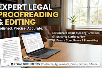 proofreading and editing legal documents