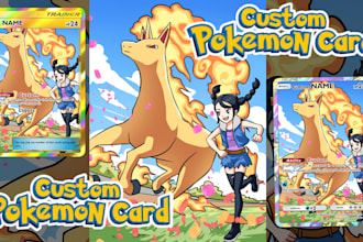 create custom pokémon tcg cards featuring original artwork