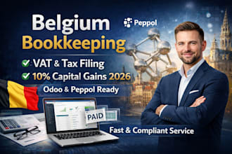 provide belgium bookkeeping tax filing and 10 percent capital gains tax