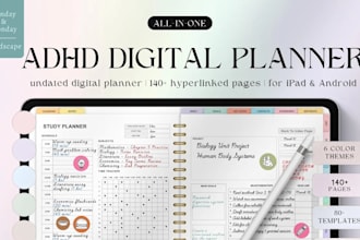 create canva adhd planner neurodivergent workbook guide