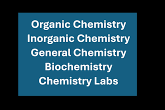 teach organic chemistry, inorganic chemistry and chemistry labs