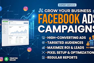 set up and optimise  facebook ads