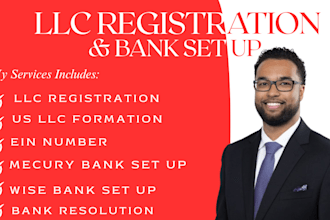 register US llc, ein in nevada, wyoming or de with mercury and wise setup