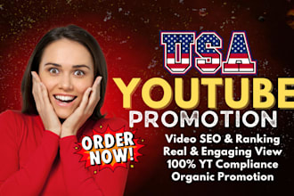 do organic USA youtube video promotion to active audience