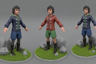 create custom hytale 3d models, assets, and game characters