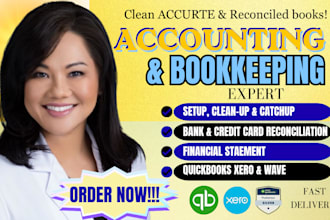 expert quickbooks bookkeeping, qbo clean up, and xero setup