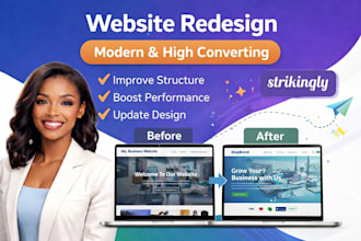strinkingly website wix website carrd website weebly onepage i o website design