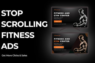 design high converting fitness ads for gyms, coaches and brands